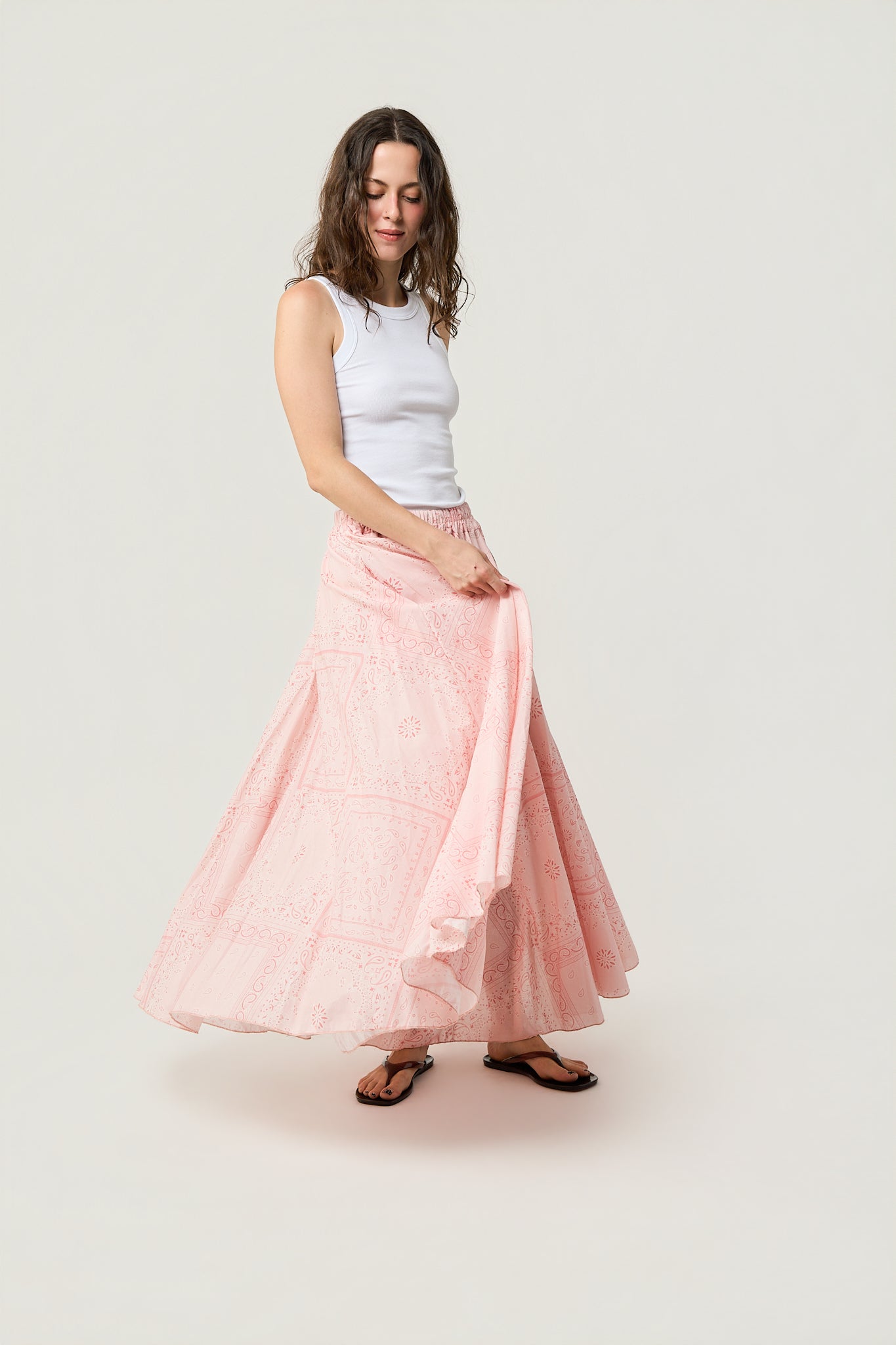 Bandana Print Maxi Skirt by Mamouchka at Andrews