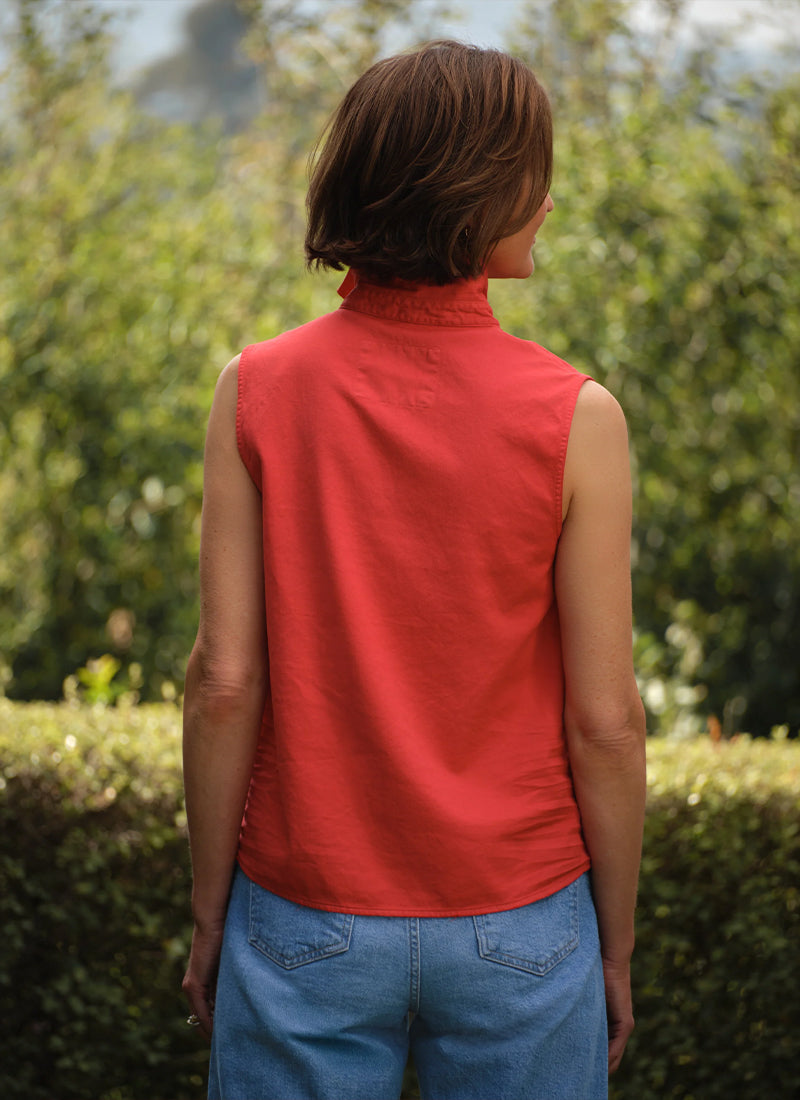 Frank & Eileen Olivia Cotton Sleeveless Polo