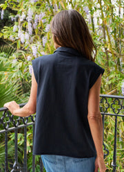 Frank & Eileen Olivia Cotton Popover Henley Tank Top