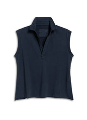 Frank & Eileen Olivia Cotton Popover Henley Tank Top