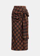 Karm Bow Midi Length Skirt