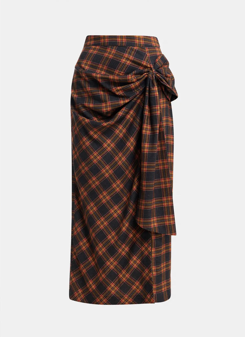 Karm Bow Midi Length Skirt