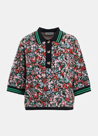 Kartos Knitted Jacquard Polo