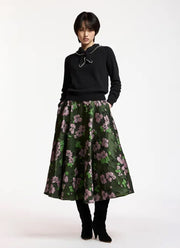 Kasa Pearl-Embellished Bow Collar Pullover