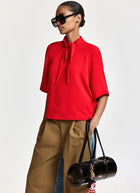 Kassie Neck Tie T-shirt
