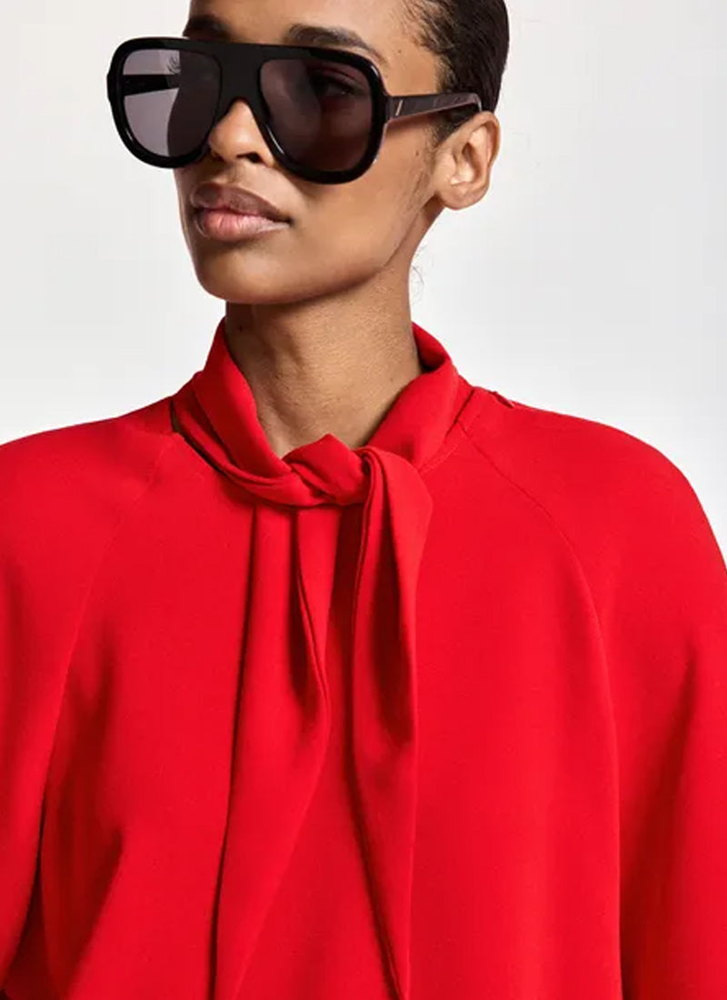 Kassie Neck Tie T-shirt