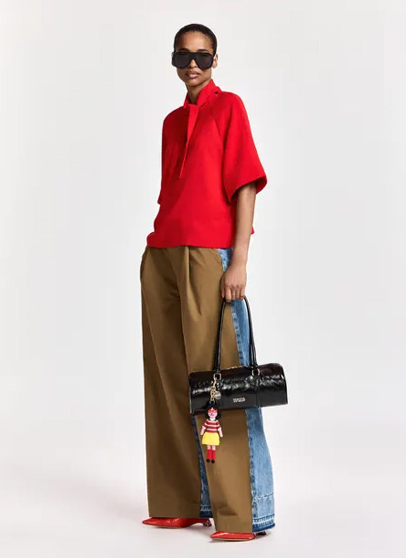 Kassie Neck Tie T-shirt