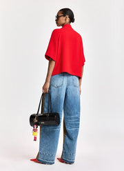 Kassie Neck Tie T-shirt