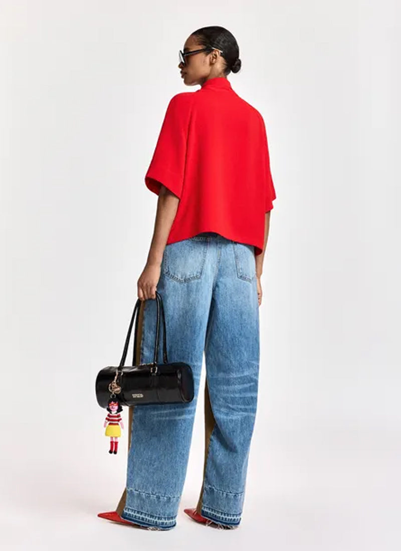 Kassie Neck Tie T-shirt