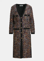 Katalina Quilted Long Duster Coat