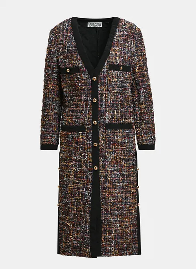 Katalina Quilted Long Duster Coat