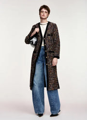 Katalina Quilted Long Duster Coat