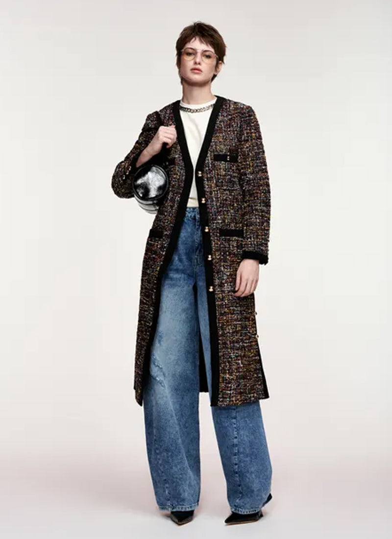 Katalina Quilted Long Duster Coat