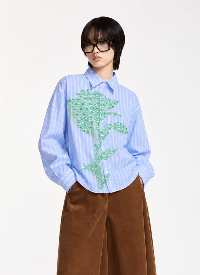 Kdot Embroidered Shirt