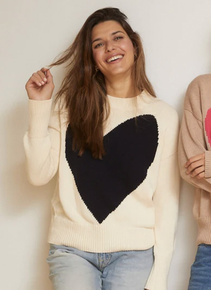Kerri Rosenthal Benton Imperfect Heart Sweater 