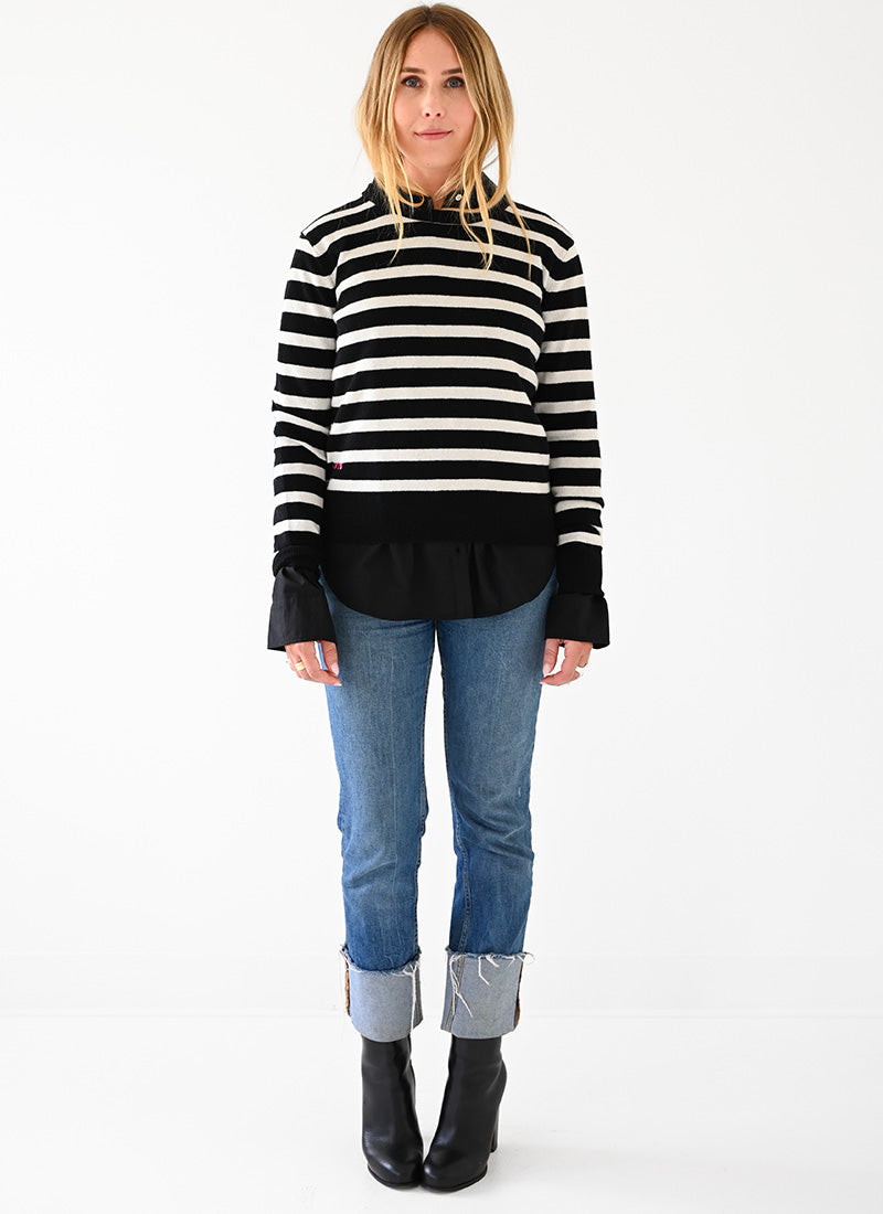 Kerri Rosenthal Cashmere Patchwork Pullover