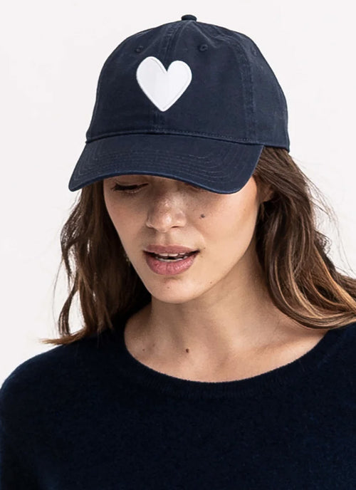 Kerri Rosenthal Heart Patch Baseball Hat