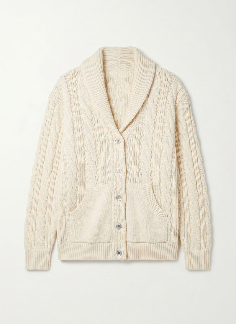 Helen Shawl Canadian Flag Cardigan by Kerri Rosenthal | Andrews