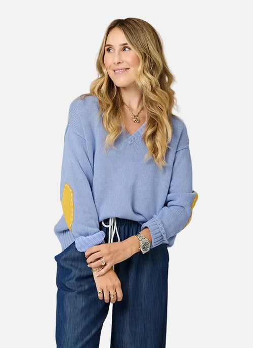 Frenchy V-neck Sweater by Kerri Rosenthal