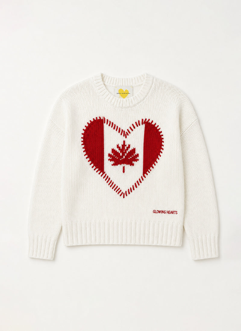 Boyfriend Maple Leaf Sweater by Kerri Rosenthal | Andrews Boyfriend Maple Leaf Sweater by Kerri Rosenthal | Andrews