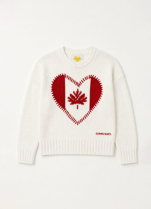 Kerri Rosenthal Boyfriend Maple Leaf Sweater
