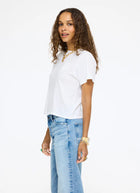 Kerri Rosenthal Heart Patch Slub Tee