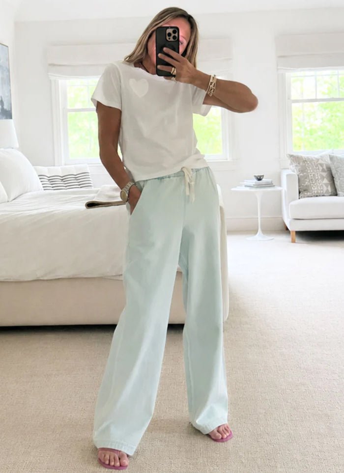 Kerri Rosenthal Heart Patch Slub Tee