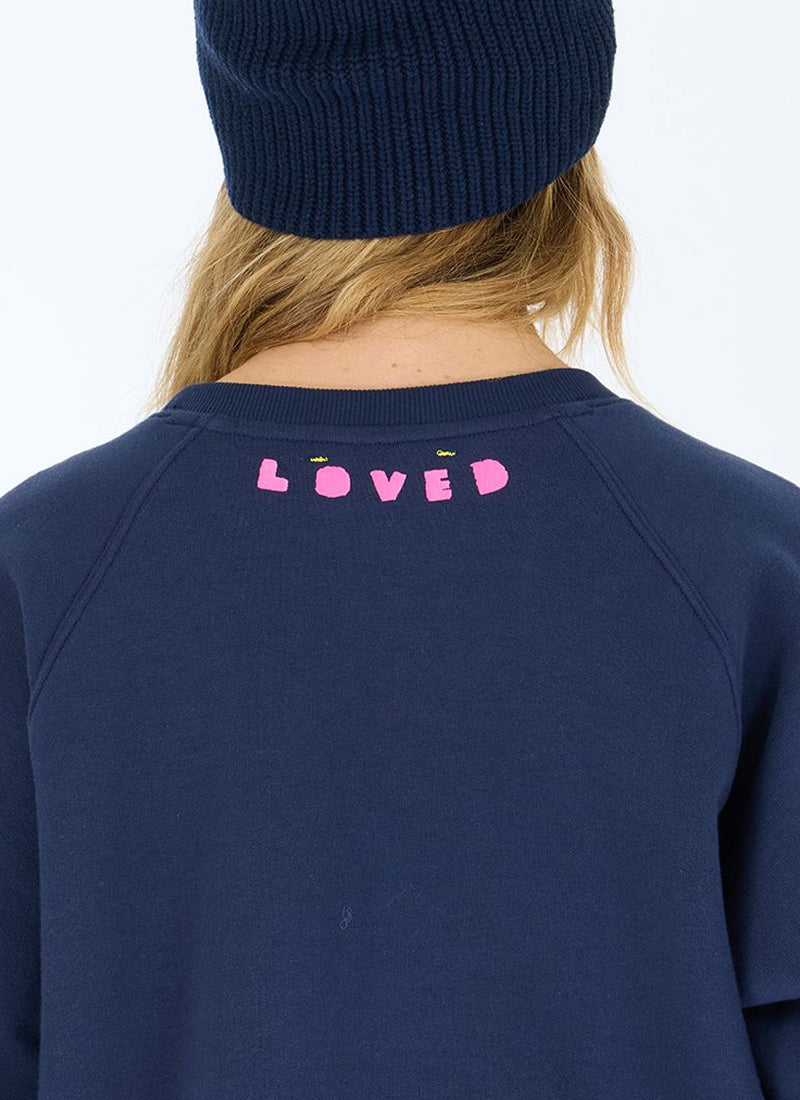  Benton Imperfect Heart Patch Sweatshirt by Kerri Rosenthal at Andrews 
