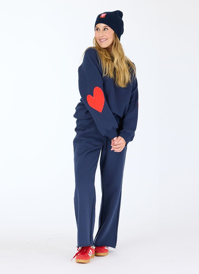  Benton Imperfect Heart Patch Sweatshirt by Kerri Rosenthal at Andrews 