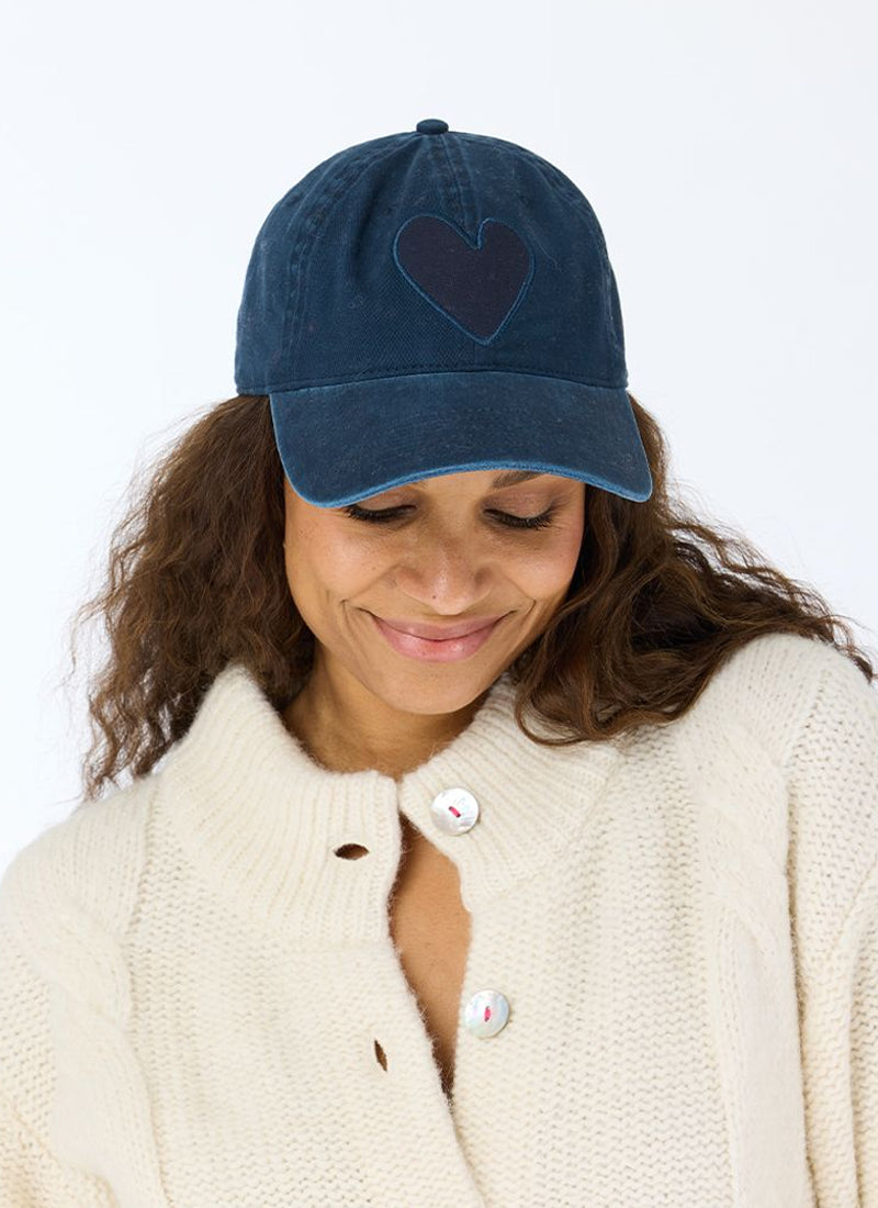 KR Imperfect Heart Hat Blue