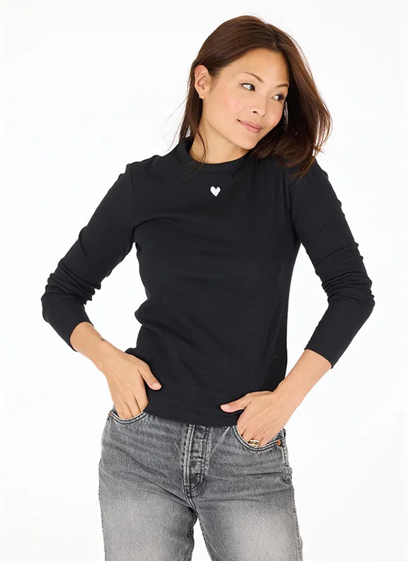 Kerri Rosenthal KR Long Sleeve Rib Tee