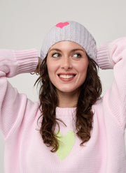 Love Beanie Silver