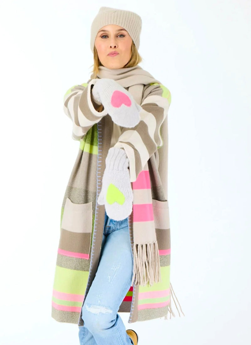 Patch Mittens Silver