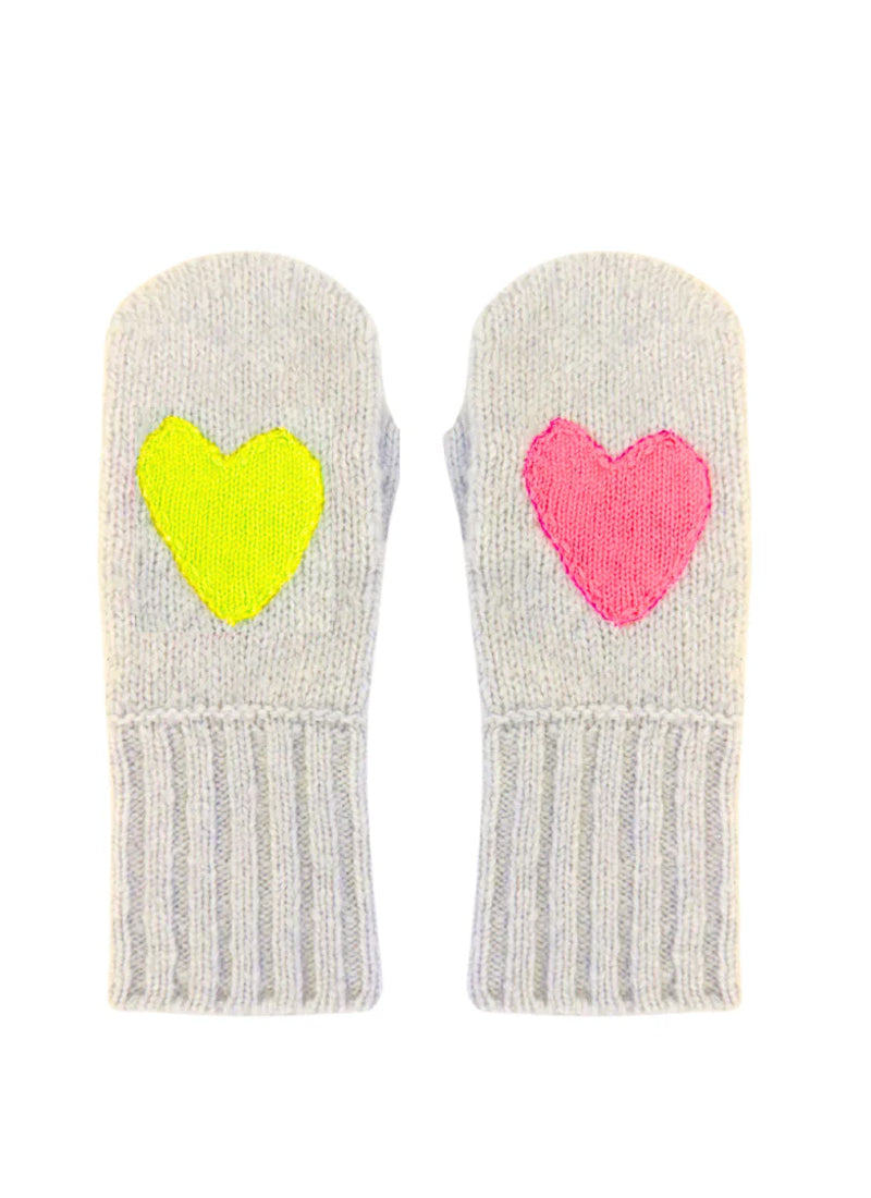 Patch Mittens Silver