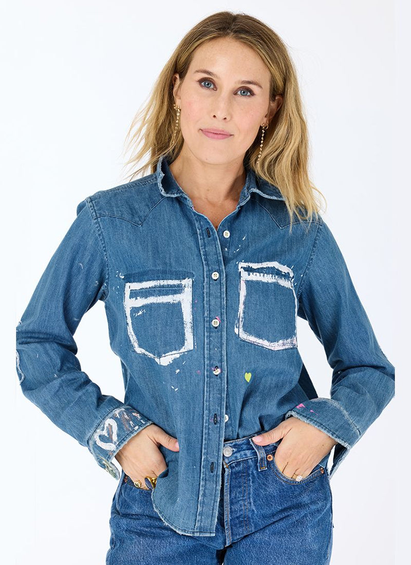  Pia Western Studio Shirt by Kerri Rosenthal at Andrews 