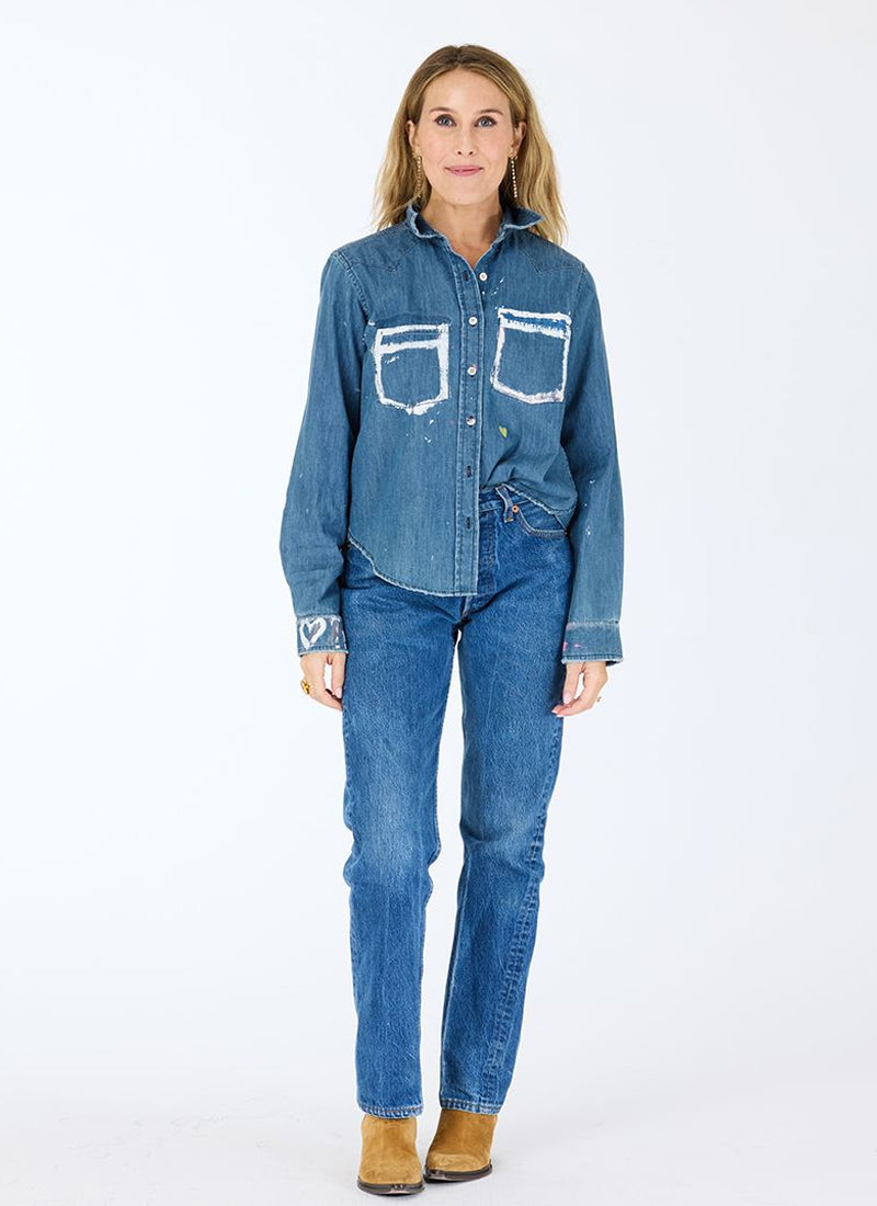  Pia Western Studio Shirt by Kerri Rosenthal at Andrews 