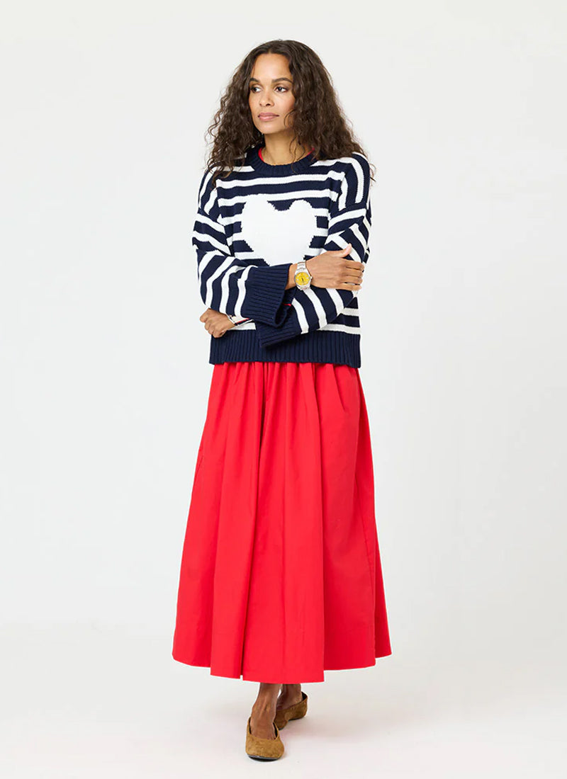 Kerri Rosenthal Summer Imperfect Heart Sweater