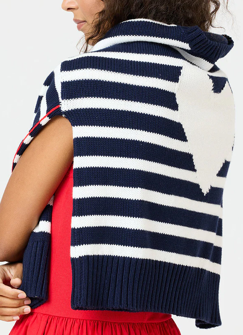 Kerri Rosenthal Summer Imperfect Heart Sweater