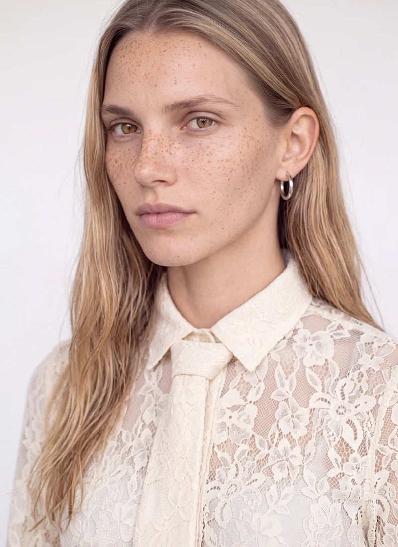 Kether Lace Tie Shirt