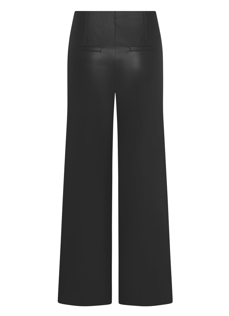 Kimberly Vegan Leather Wide Leg Pant