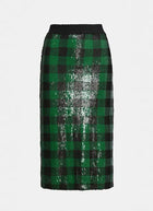 Knitwear Sequin Pencil Skirt