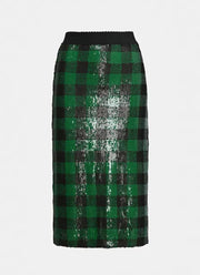 Knitwear Sequin Pencil Skirt