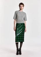 Knitwear Sequin Pencil Skirt