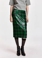 Knitwear Sequin Pencil Skirt