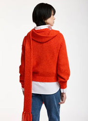Kollier Bow-Embellished Knitted Sweater