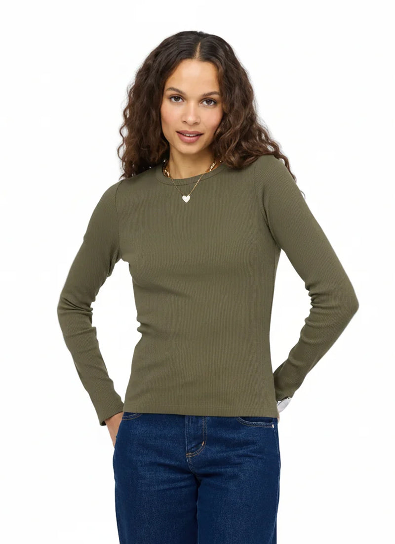 KR Long Sleeve Rib Tee