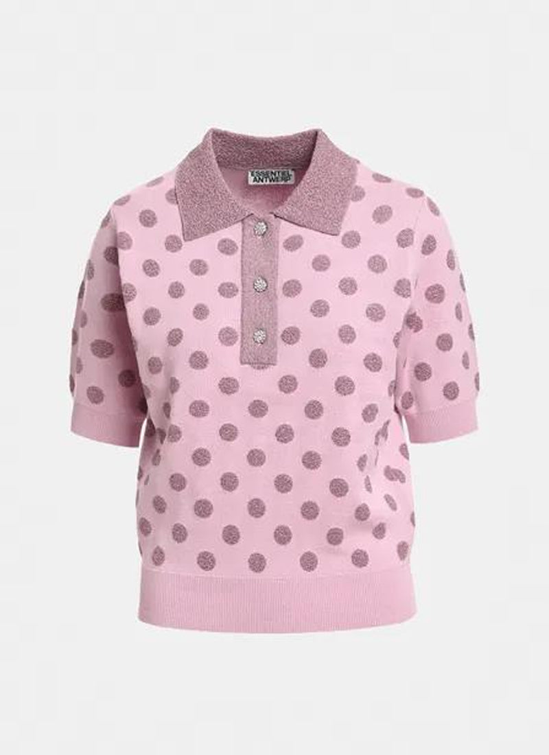 Krab Lurex Dotted Polo