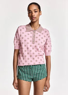 Krab Lurex Dotted Polo