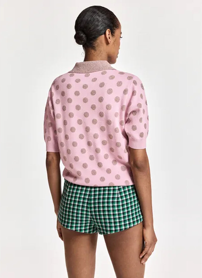 Krab Lurex Dotted Polo