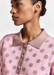 Krab Lurex Dotted Polo